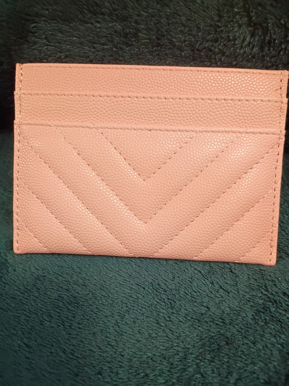 Quilted Pink Card Holder